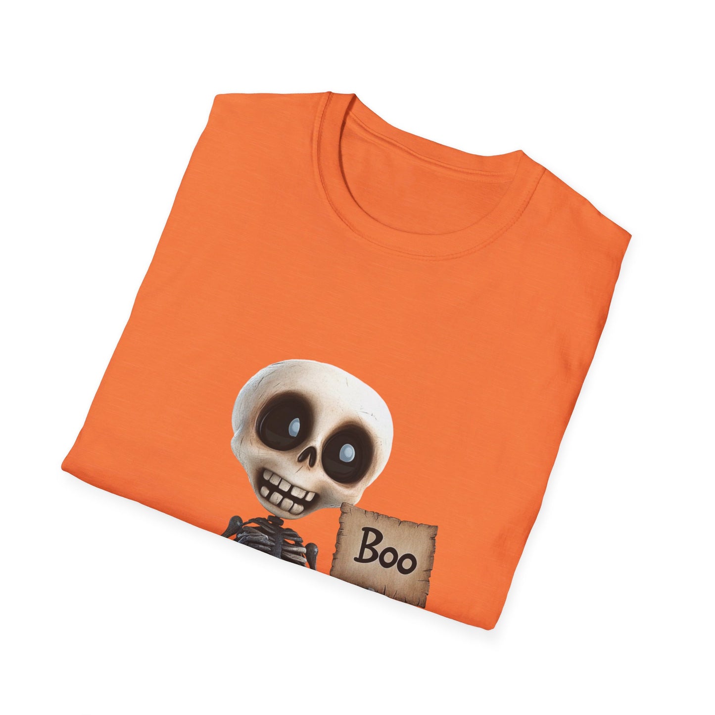Skeleton Boo shirt - Unisex Softstyle T-Shirt