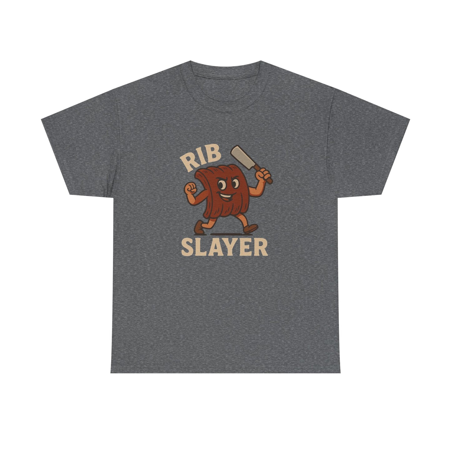Rib Slayer Graphic T-Shirt BBQ Humor