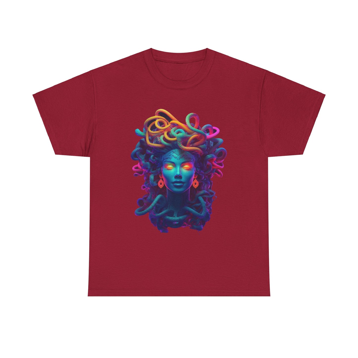 Neon Medusa - Unisex Heavy Cotton Tee