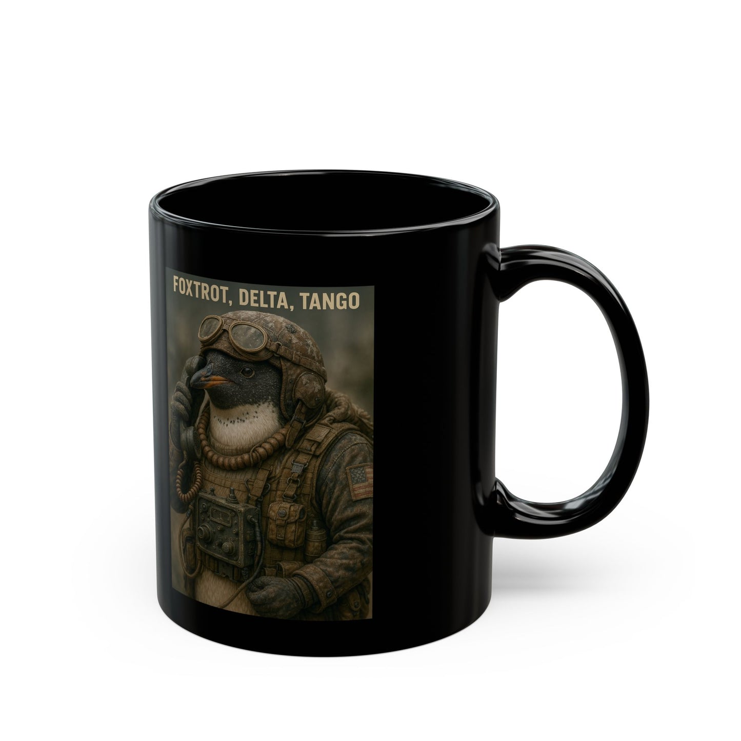 Mug - Funny Trump Penguin Foxtrot Delta Tango Design
