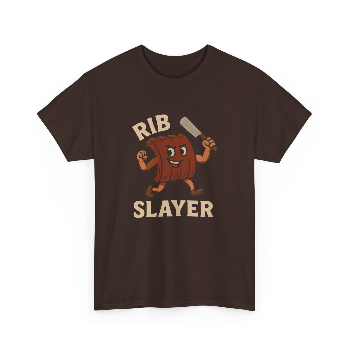 Rib Slayer Graphic T-Shirt BBQ Humor