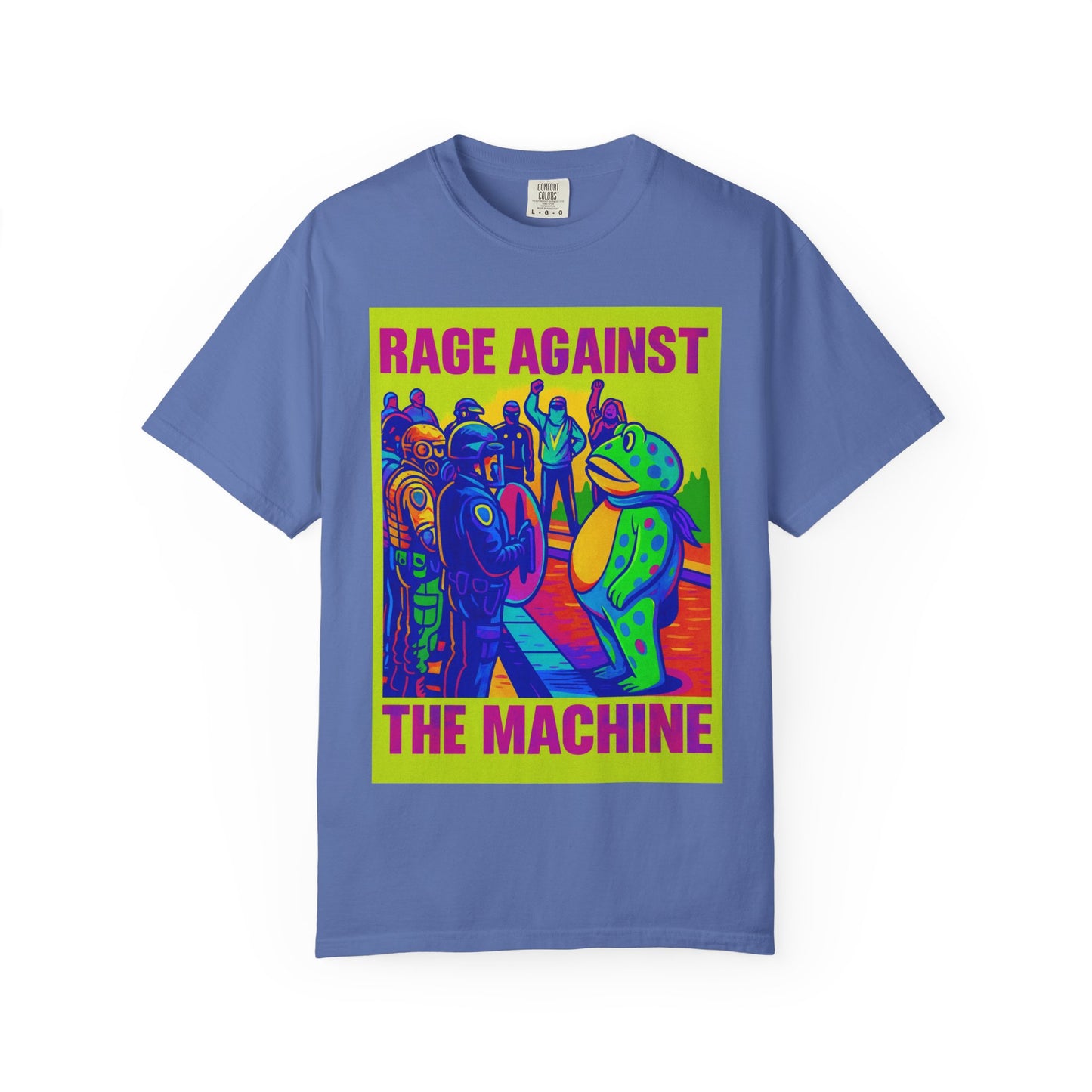 Funny Frog Rage! Unisex T-shirt - Portland Oregon Ice Agents Rage Against The Machine