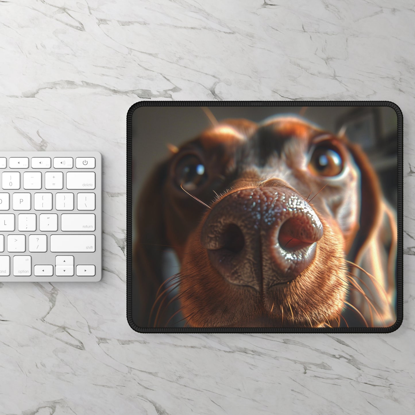 Puppy nose - Gaming Mouse Pad