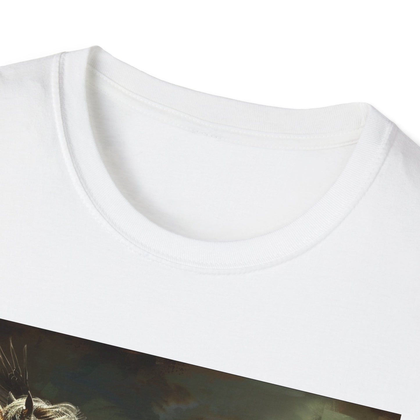 Pegasus flying Unicorn - Unisex Softstyle T-Shirt