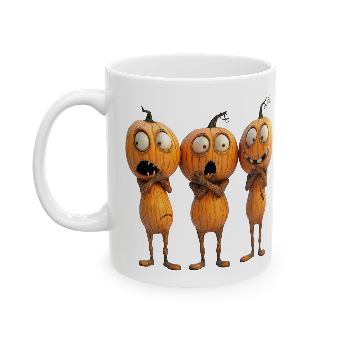 Pumpkin Heads - Ceramic Mug, (11oz, 15oz)