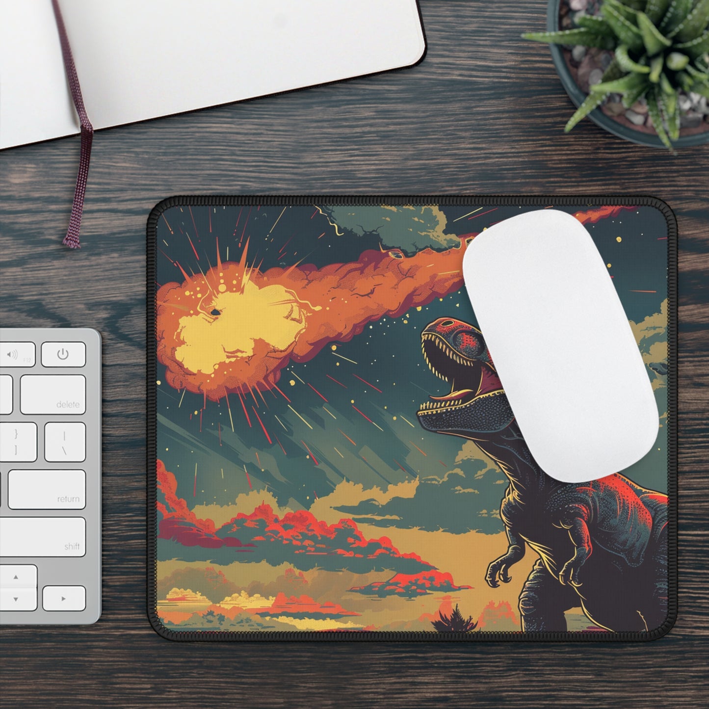 Dino Asteroid - Gaming Mouse Pad