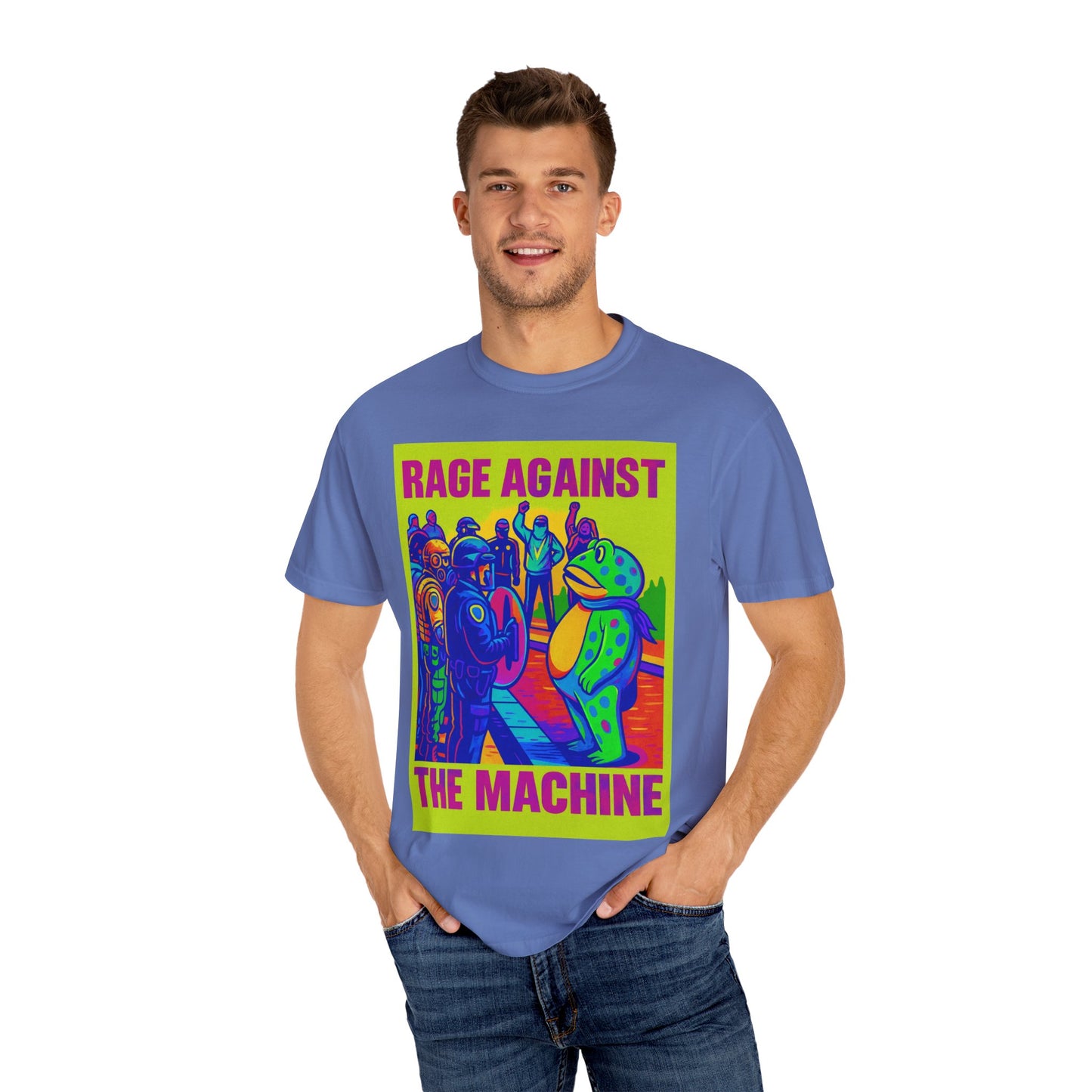 Funny Frog Rage! Unisex T-shirt - Portland Oregon Ice Agents Rage Against The Machine