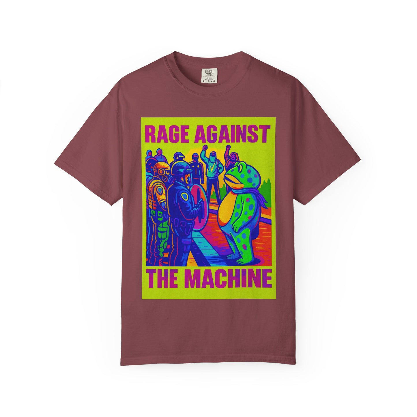 Funny Frog Rage! Unisex T-shirt - Portland Oregon Ice Agents Rage Against The Machine