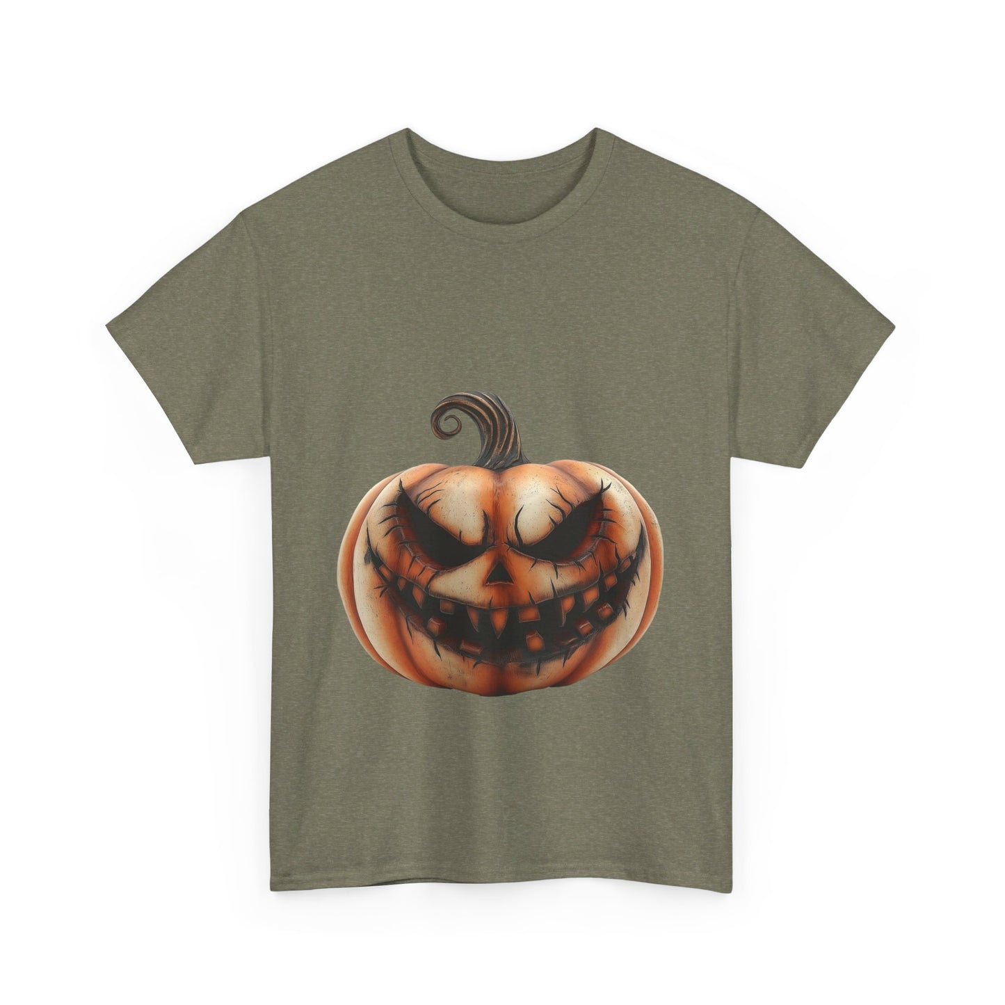 Jack-o-Lantern Halloween toned scary - Unisex Heavy Cotton Tee