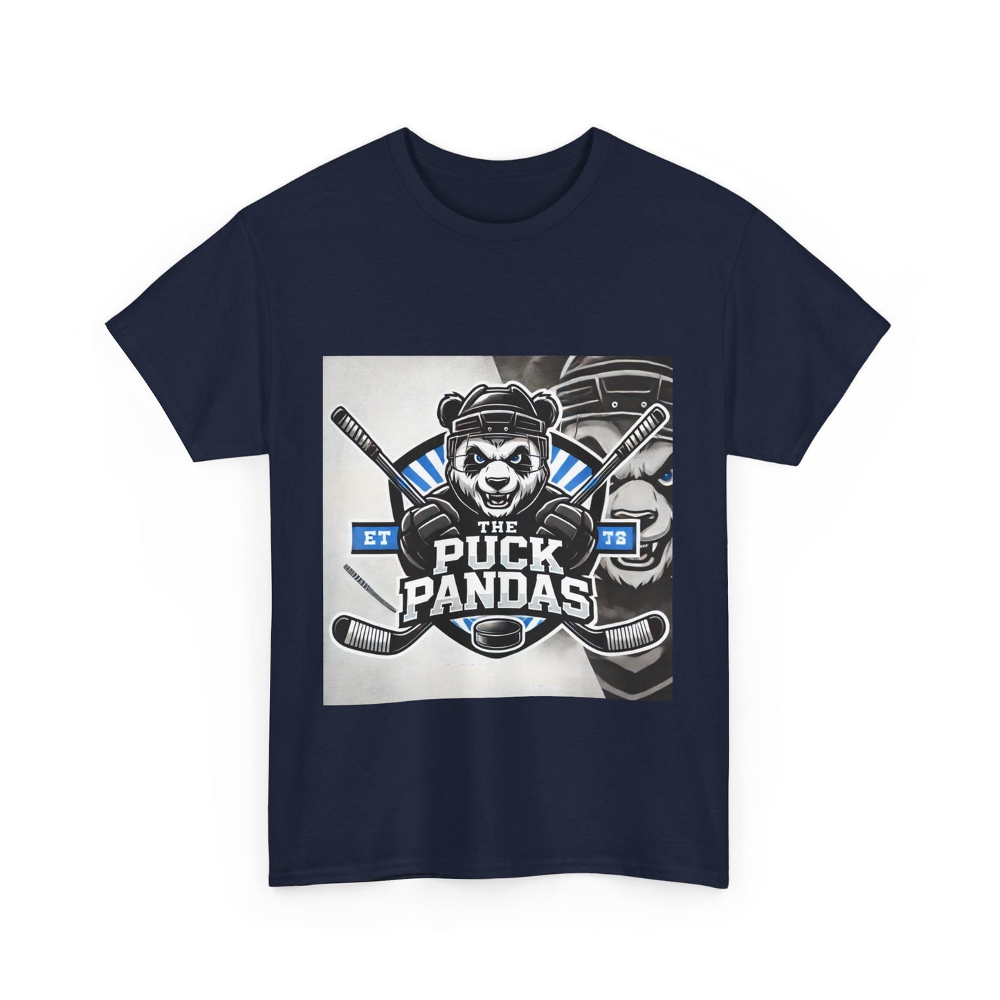 Puck Pandas hockey club - Unisex Heavy Cotton Tee