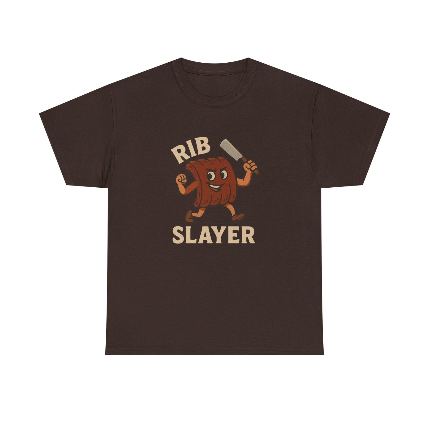 Rib Slayer Graphic T-Shirt BBQ Humor