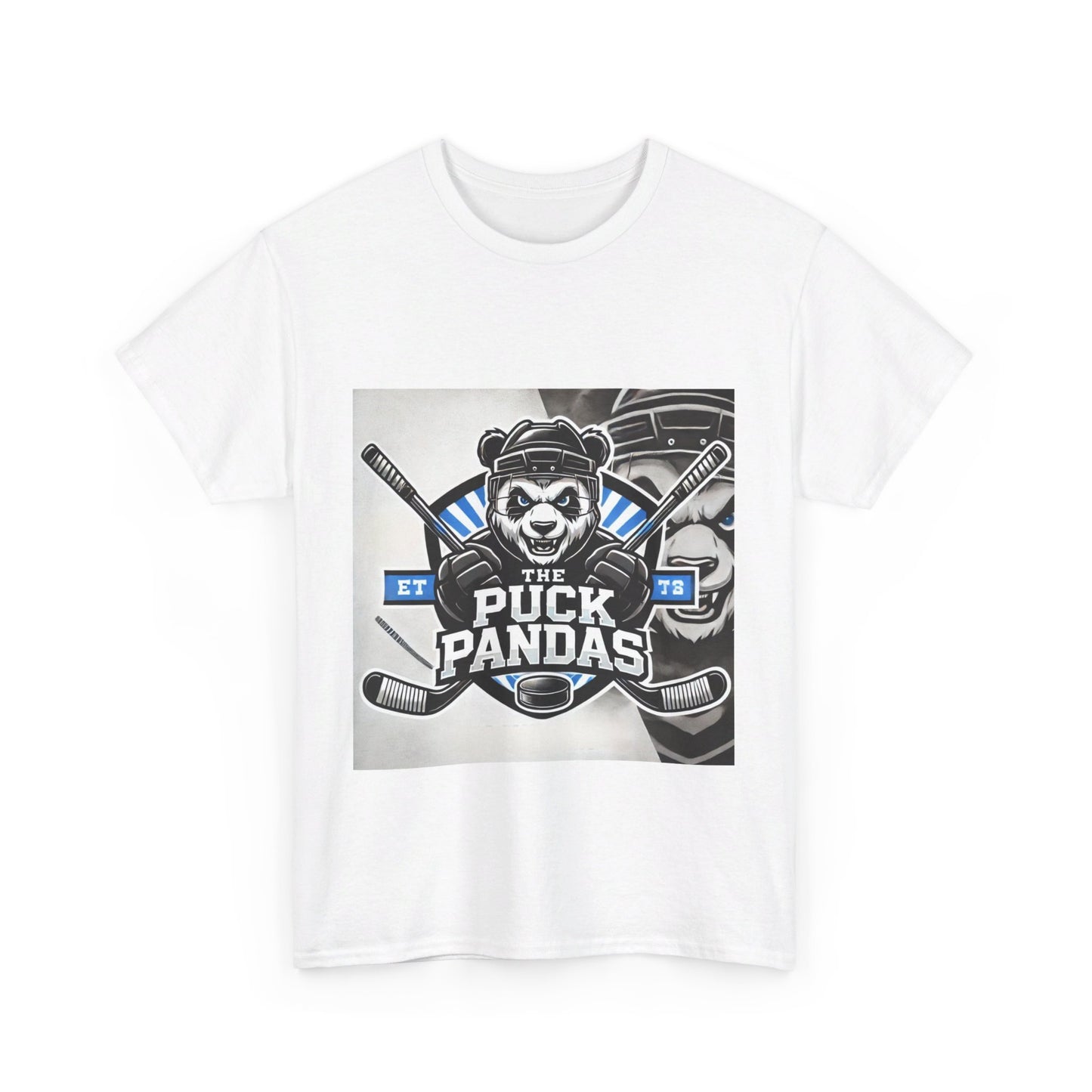 Puck Pandas hockey club - Unisex Heavy Cotton Tee