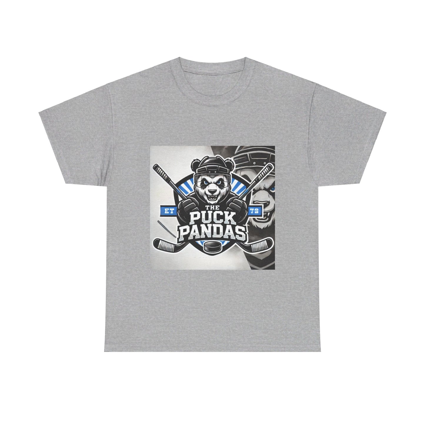 Puck Pandas hockey club - Unisex Heavy Cotton Tee