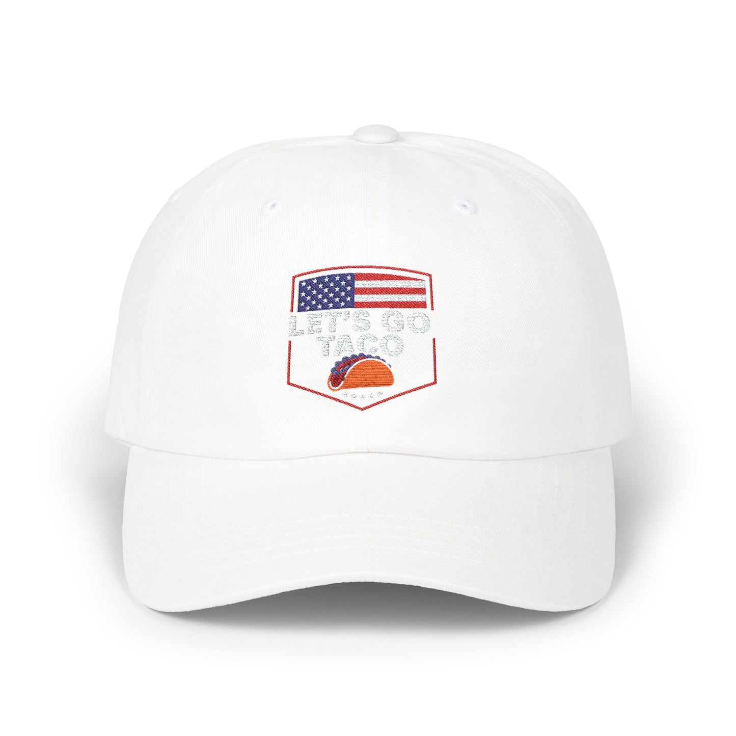 Cap Let's go Taco funny DJT. Dad hat.