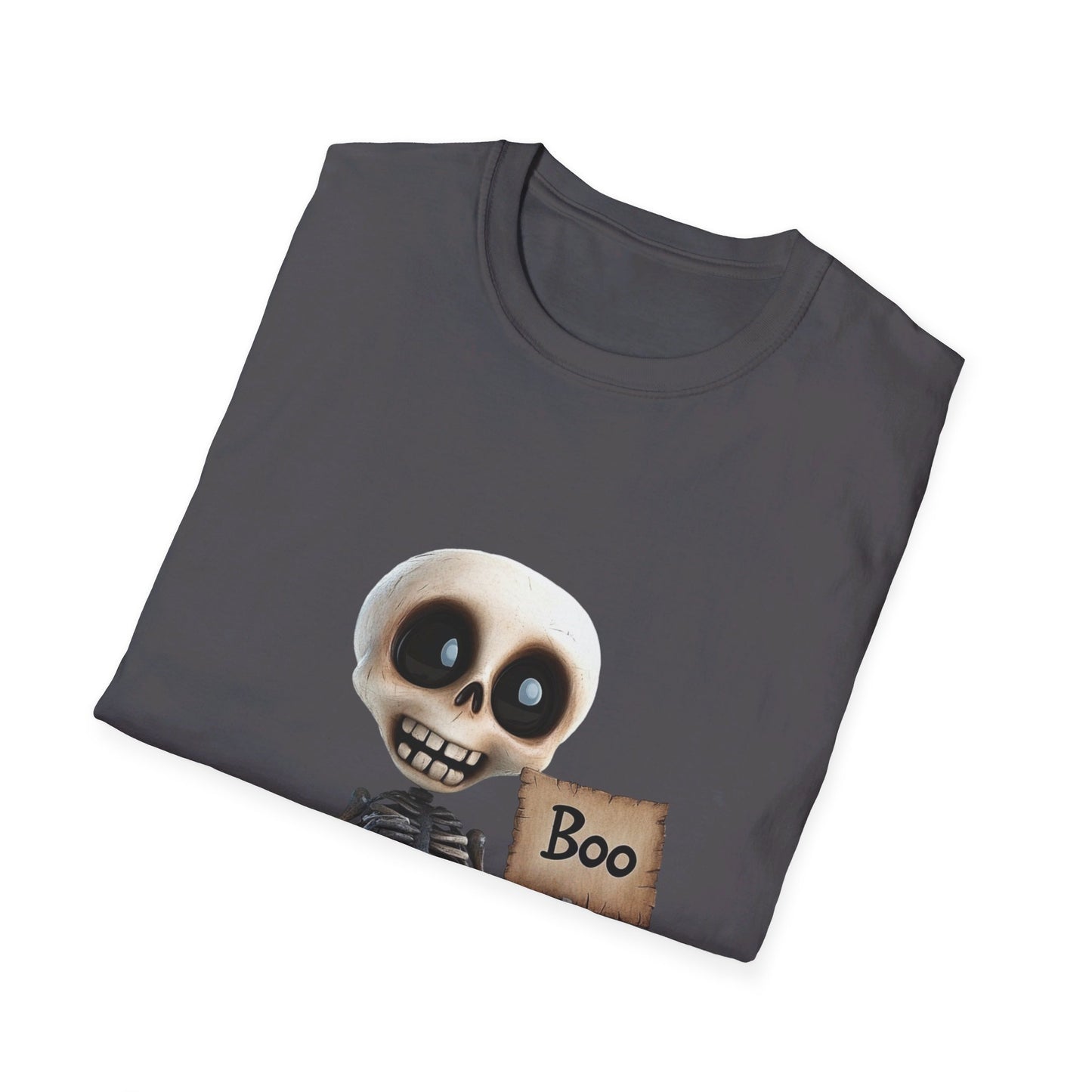 Skeleton Boo shirt - Unisex Softstyle T-Shirt
