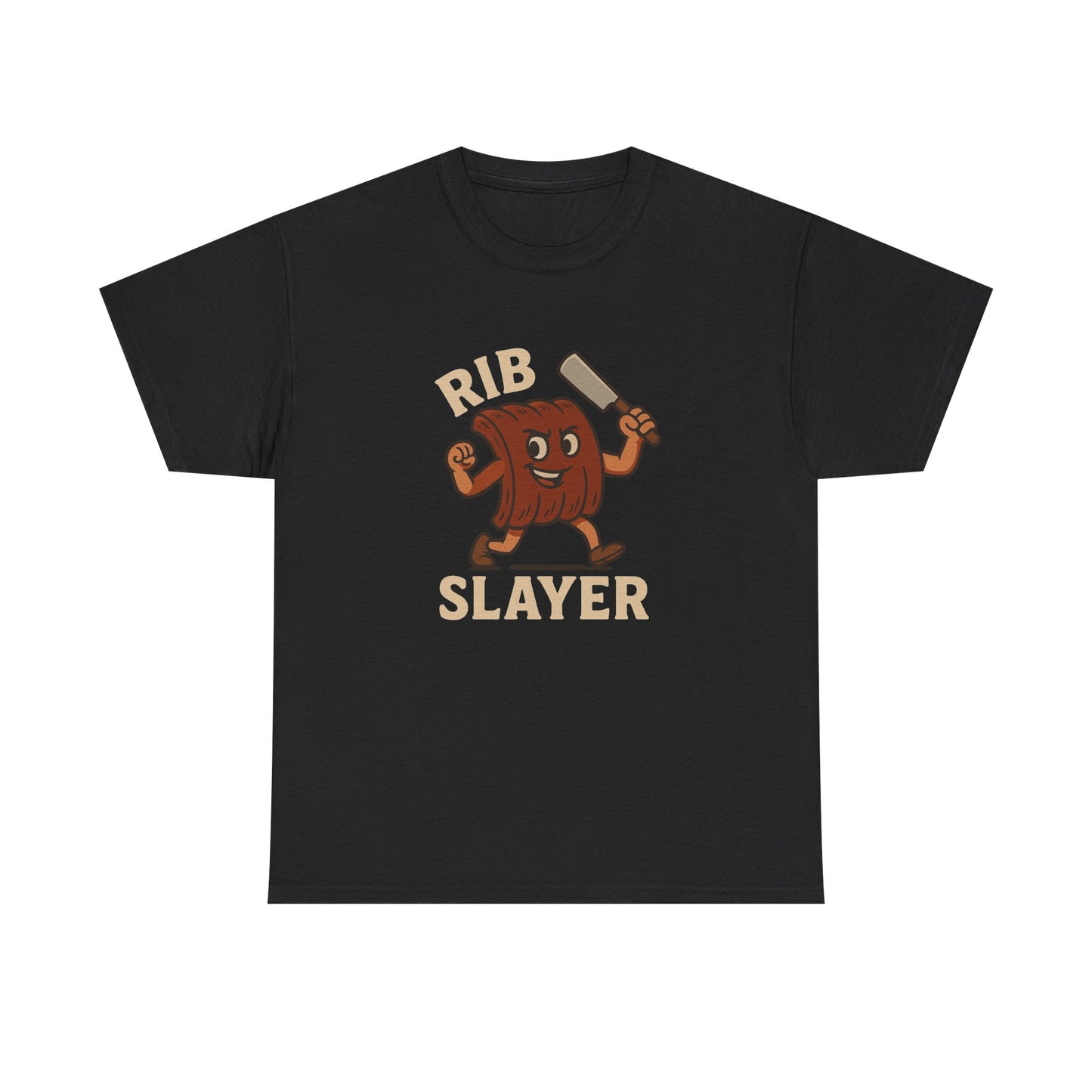 Rib Slayer Graphic T-Shirt BBQ Humor