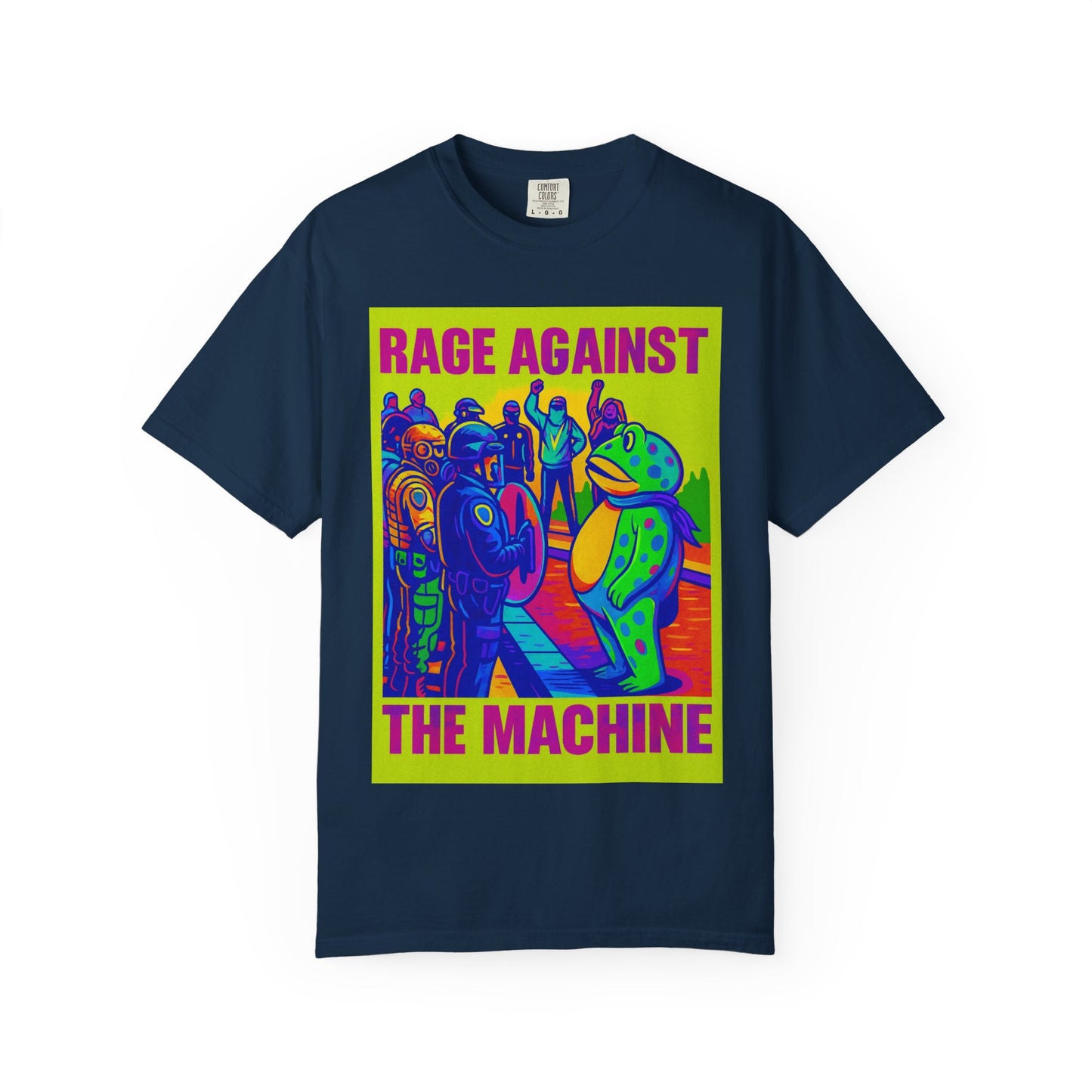 Funny Frog Rage! Unisex T-shirt - Portland Oregon Ice Agents Rage Against The Machine