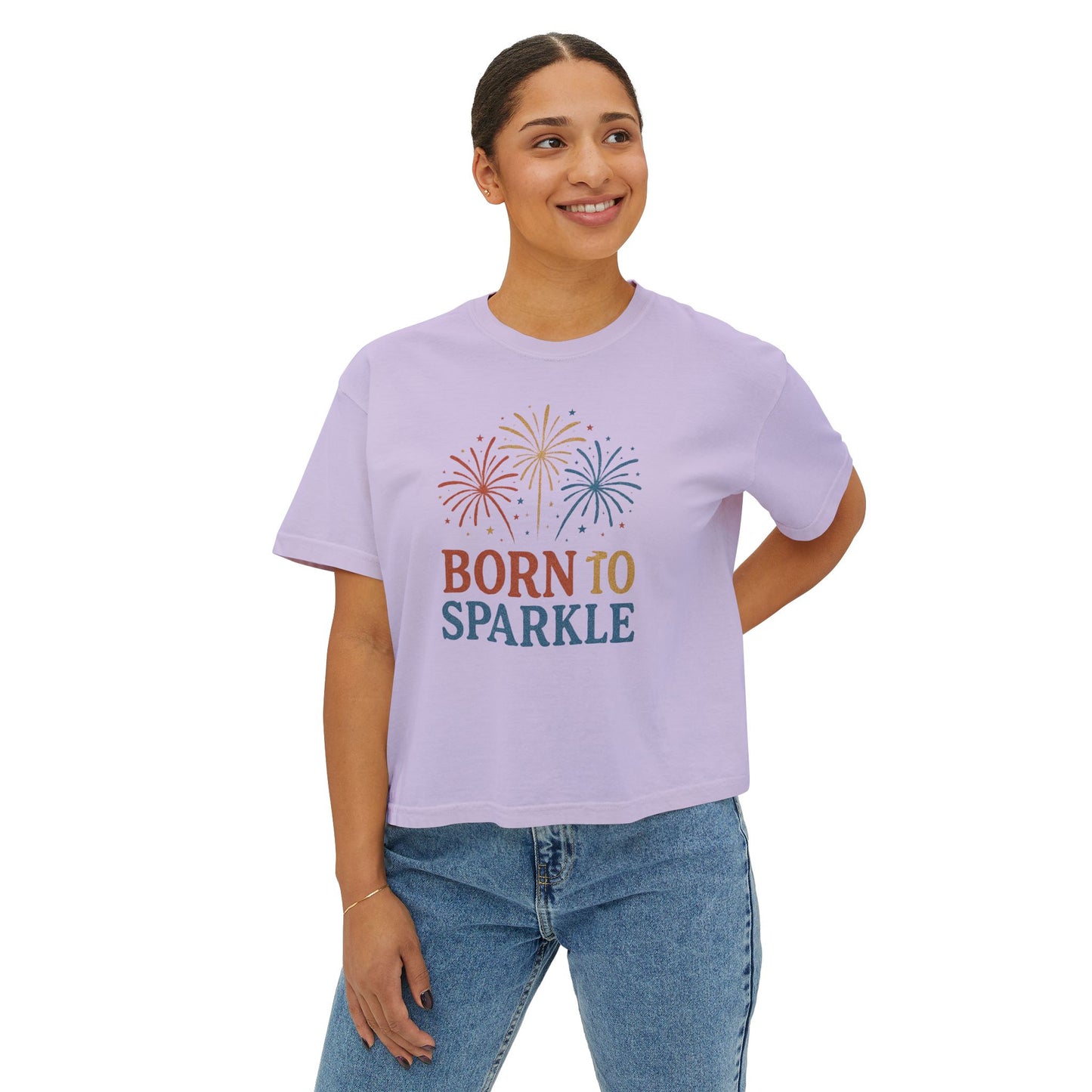 Sparkle Boxy Tee
