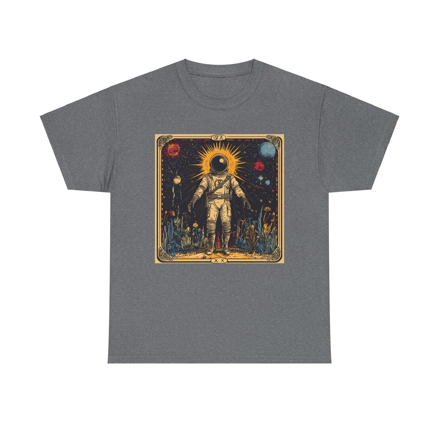 Spaceman Tarot - Unisex Heavy Cotton Tee