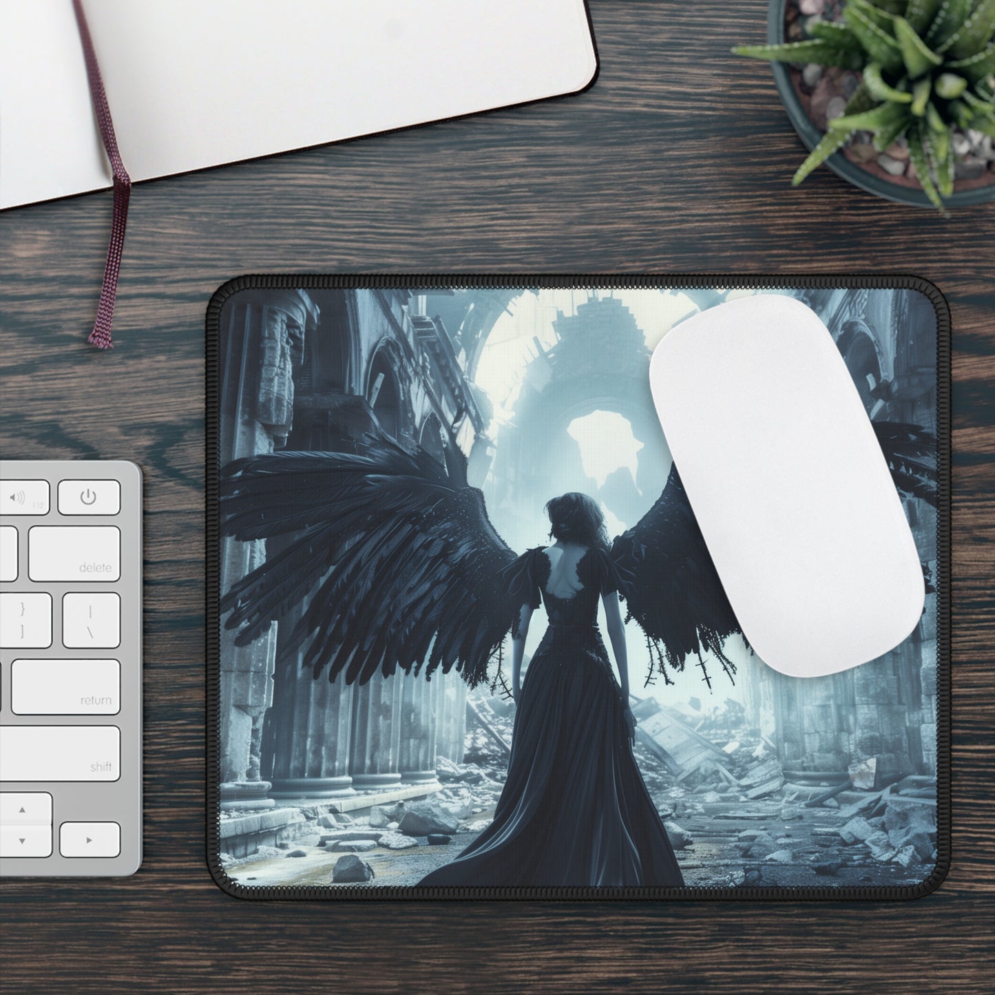 Angel in Ruins - Gaming Mouse Pad