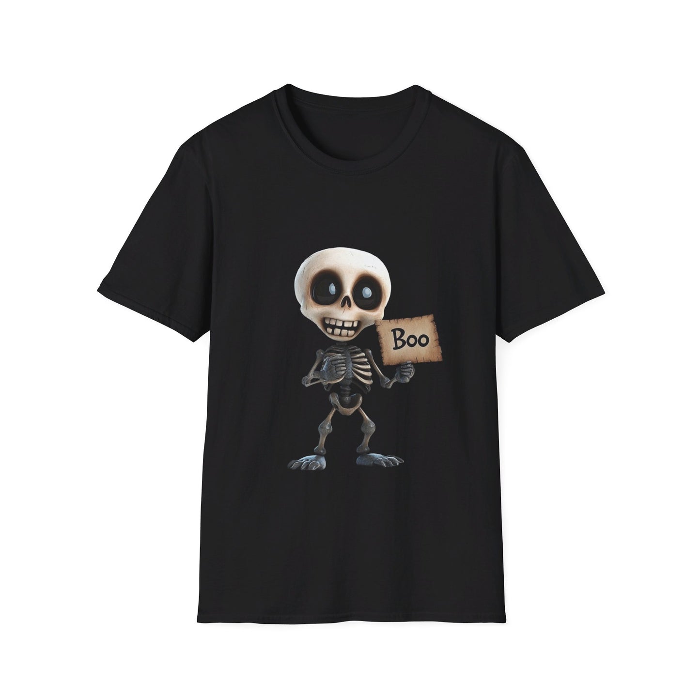Skeleton Boo shirt - Unisex Softstyle T-Shirt