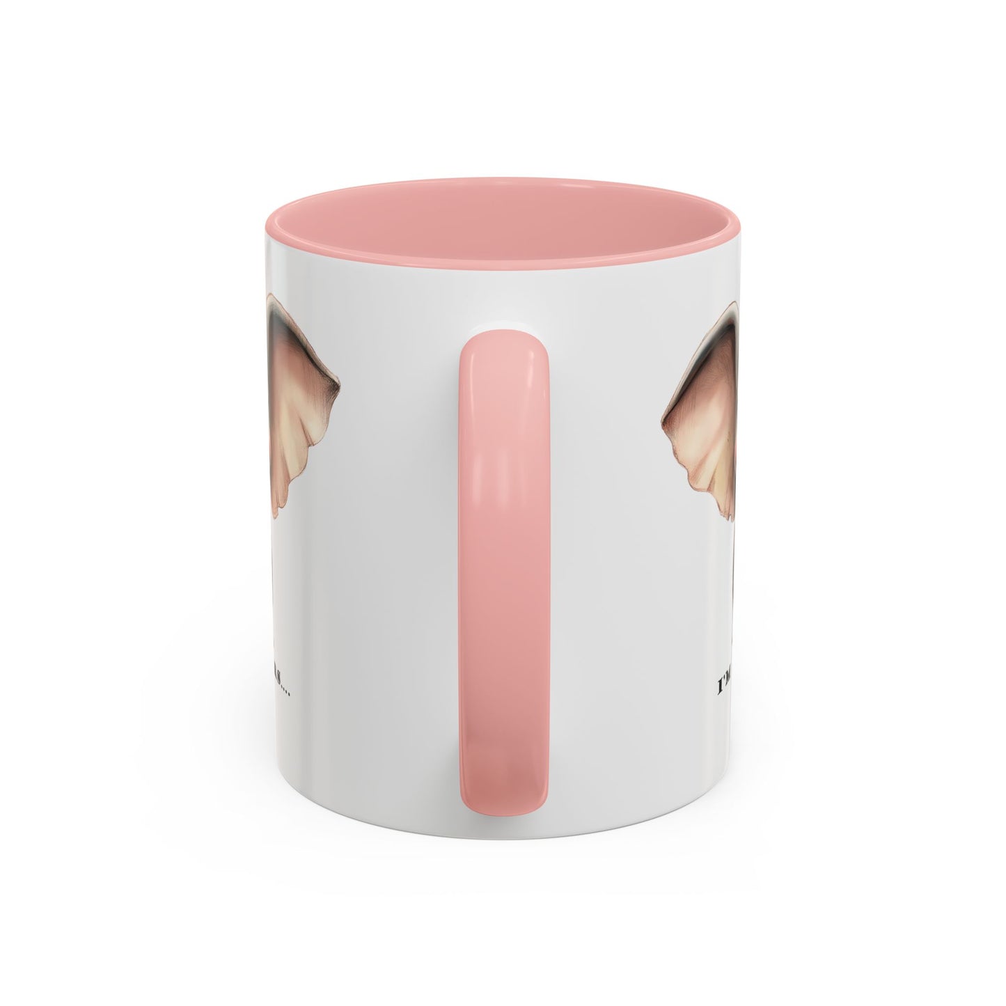 Elephant I'm all ears - Accent Coffee Mug (11, 15oz)