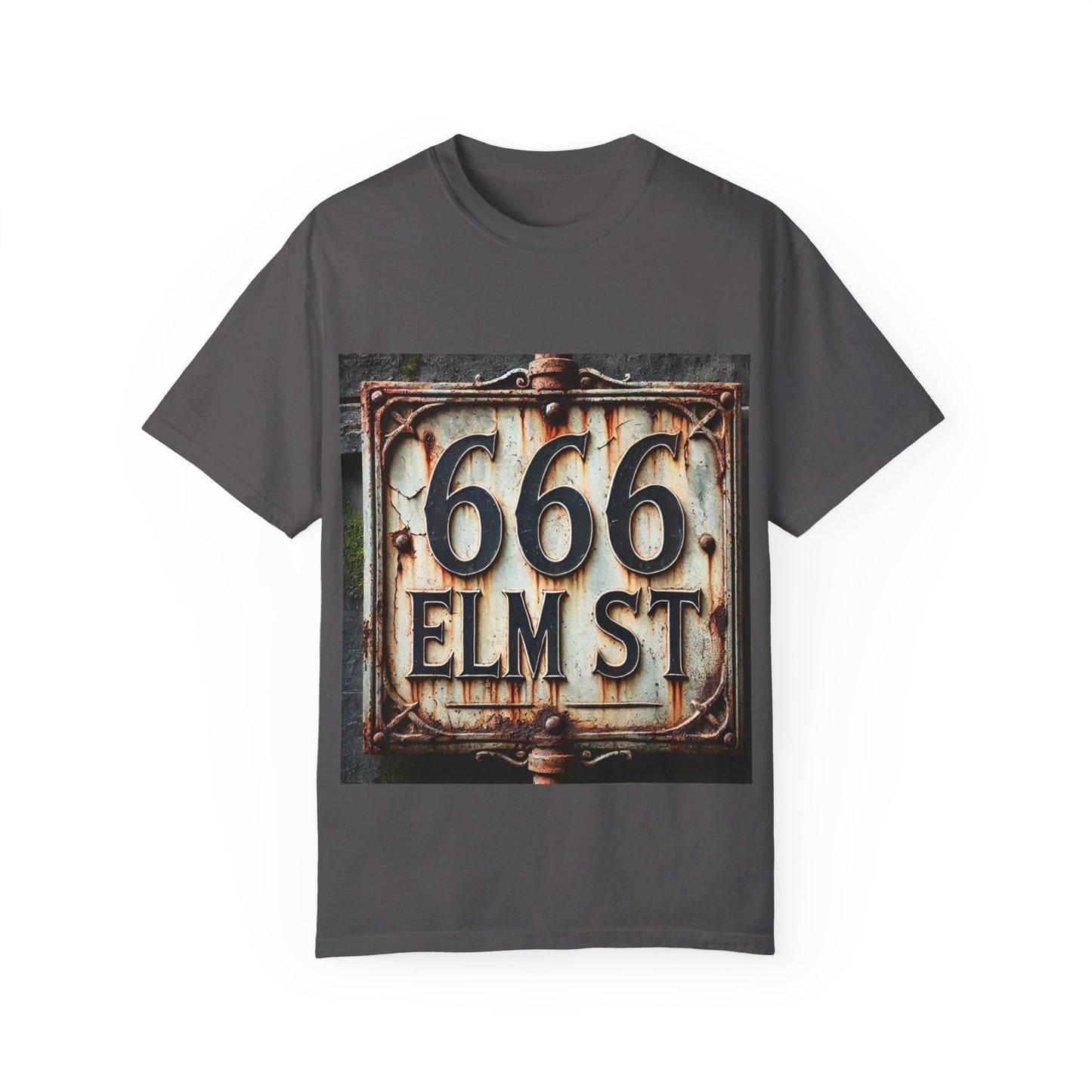 666 Elm St - Unisex Garment-Dyed T-shirt