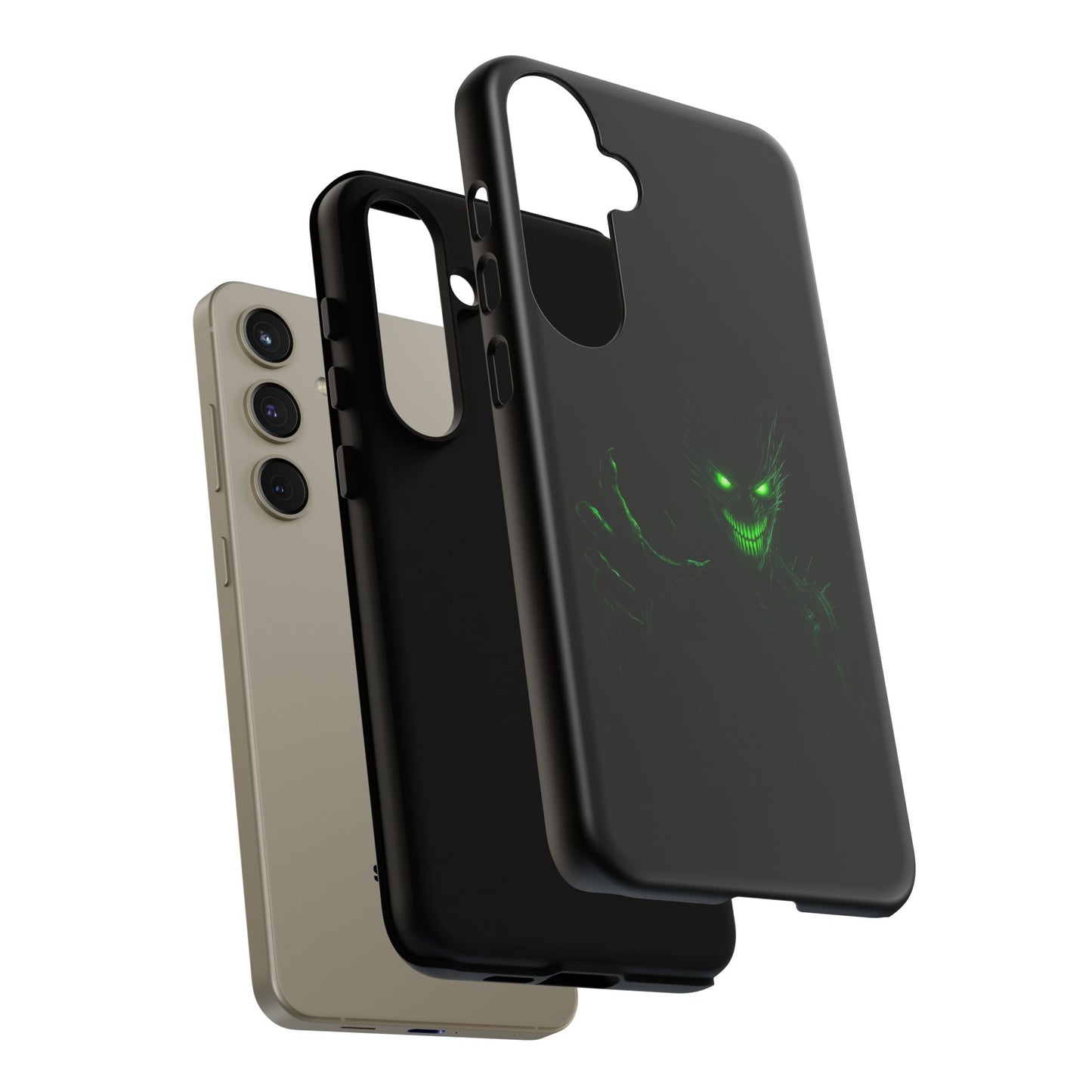 Phone Case - Spooky Green Glow Devil
