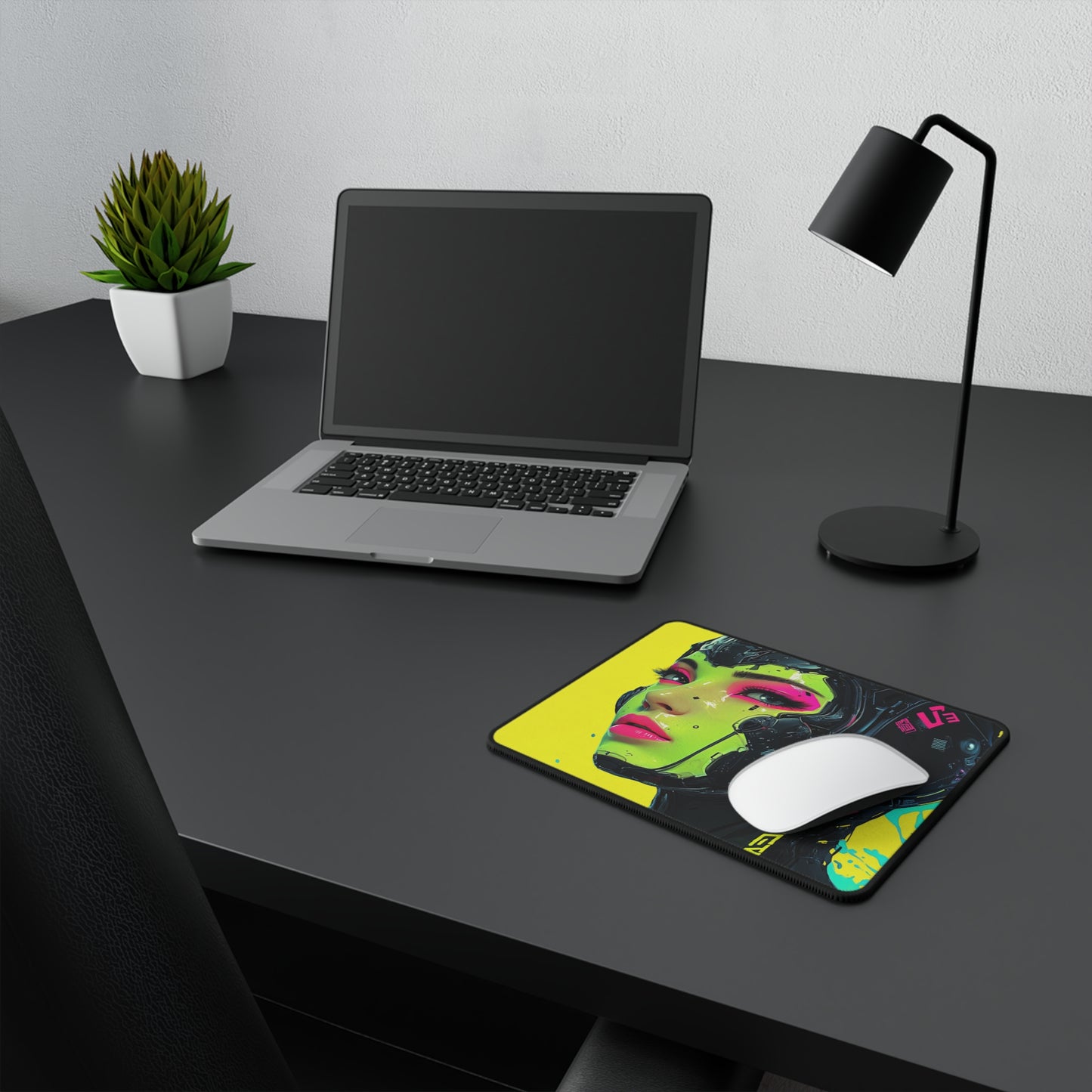Cybernetic Cyberpunk- Non-Slip Gaming Mouse Pad