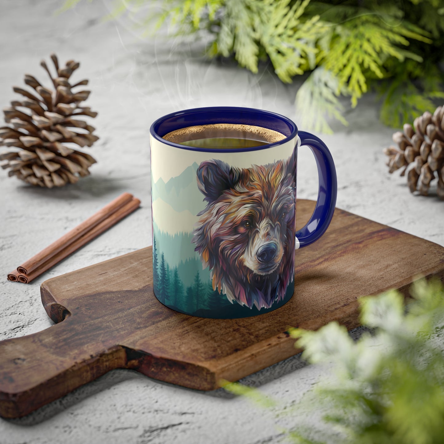 Artistic Bear - Colorful Mugs, 11oz