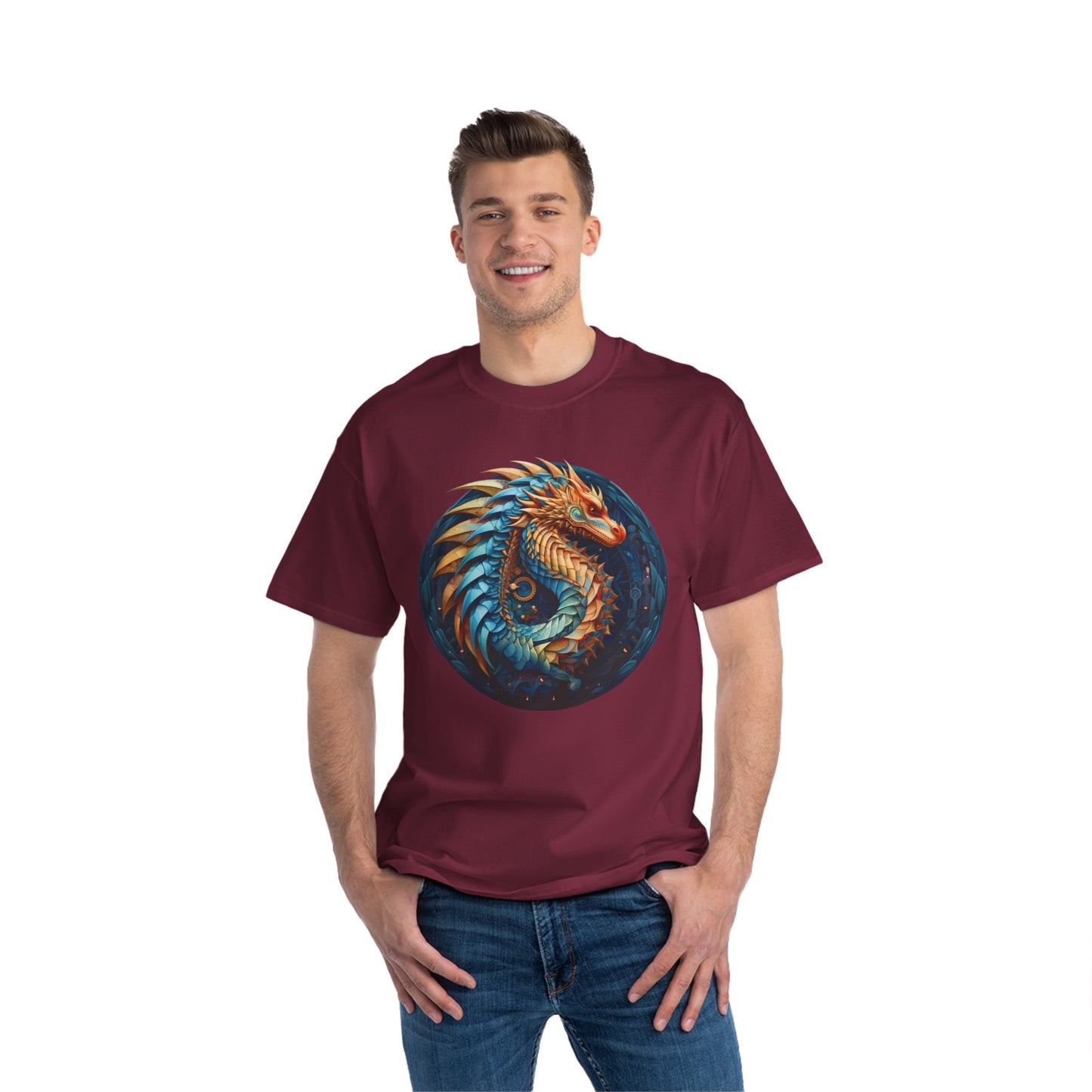 Spiral Dragon - Beefy-T®  Short-Sleeve T-Shirt