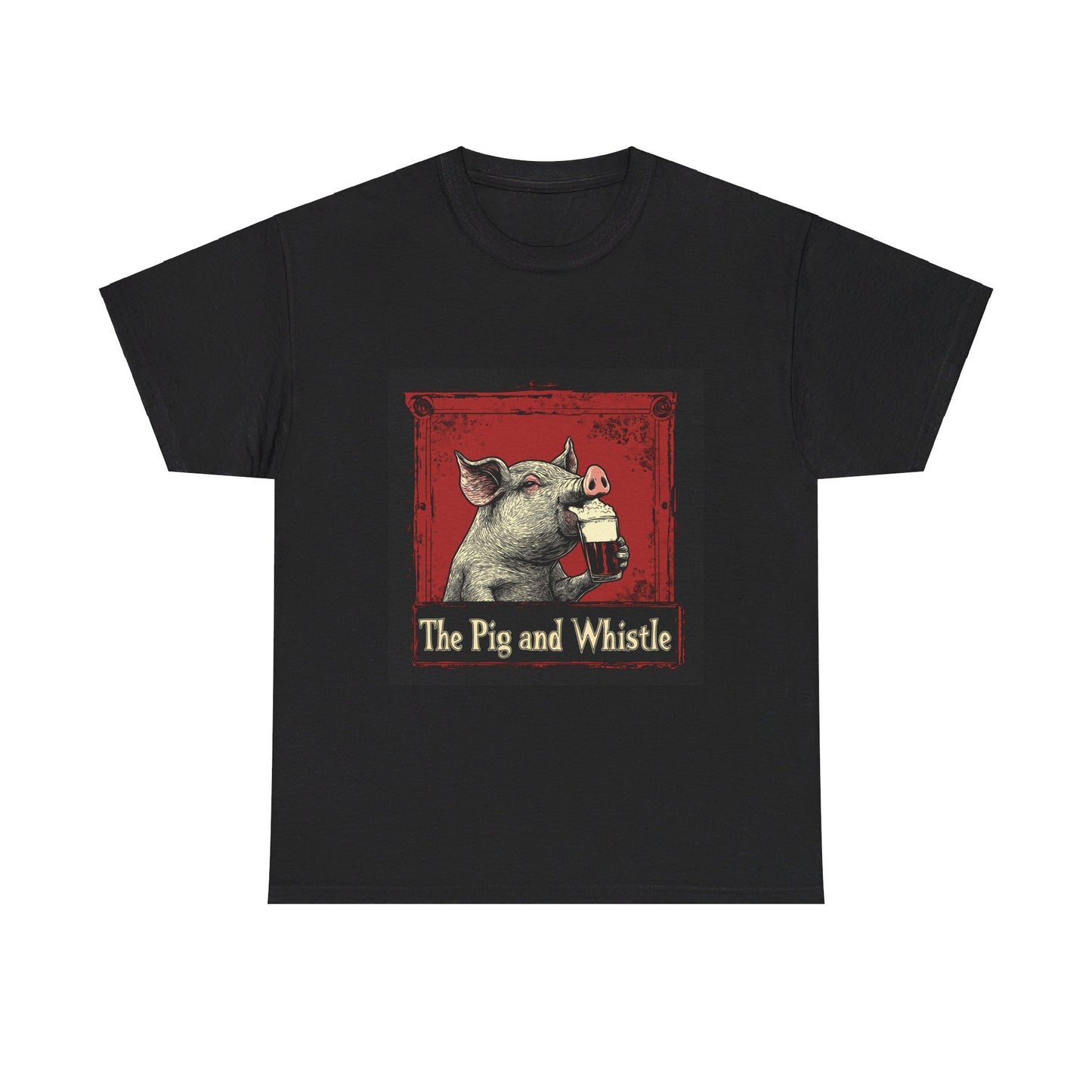 The Pig and Whistle Pub - Unisex Heavy Cotton Tee