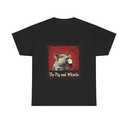 The Pig and Whistle Pub - Unisex Heavy Cotton Tee