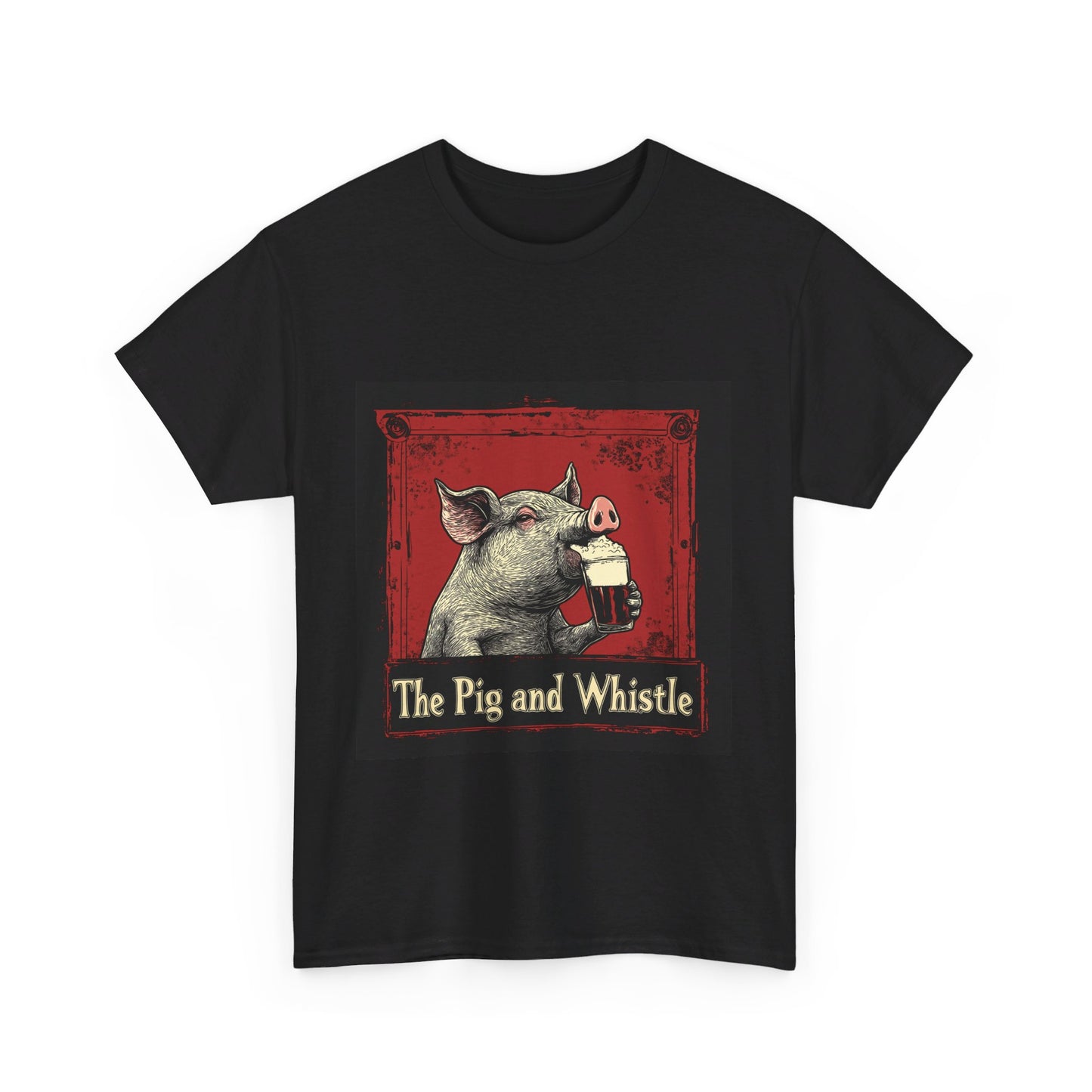 The Pig and Whistle Pub - Unisex Heavy Cotton Tee