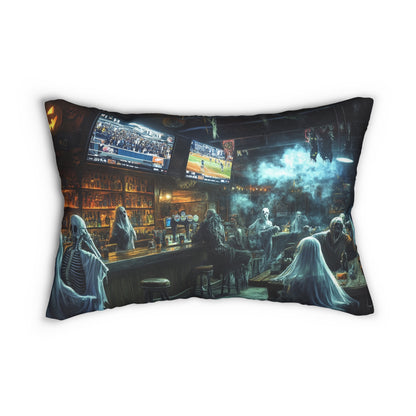 Skeleton Pub - Spun Polyester Lumbar Pillow