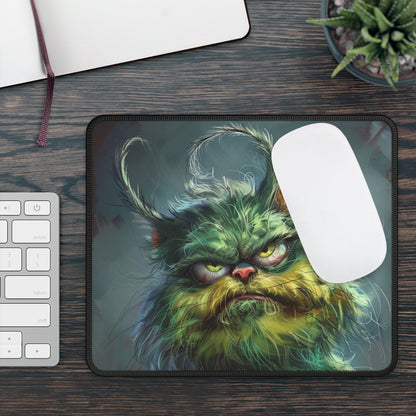 Grinch Cat - Gaming Mouse Pad