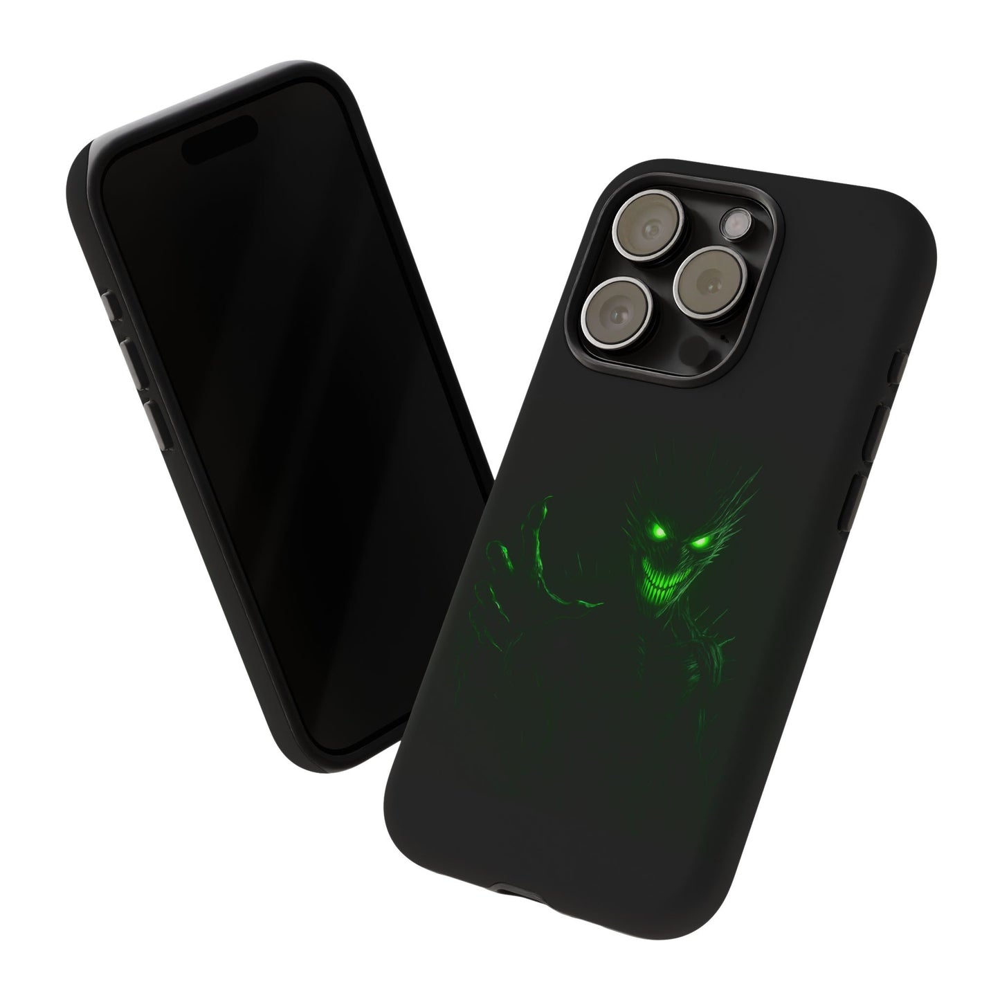 Phone Case - Spooky Green Glow Devil