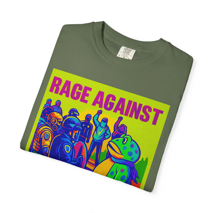 Funny Frog Rage! Unisex T-shirt - Portland Oregon Ice Agents Rage Against The Machine