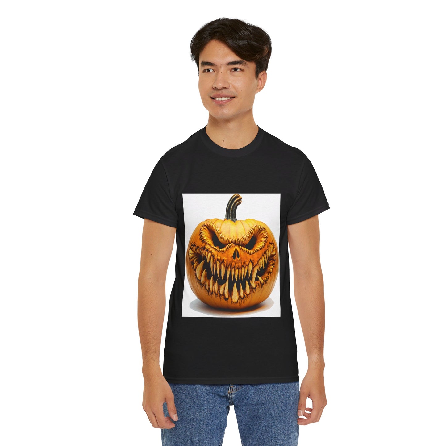 Jack-o-Lantern Halloween - Unisex Heavy Cotton Tee