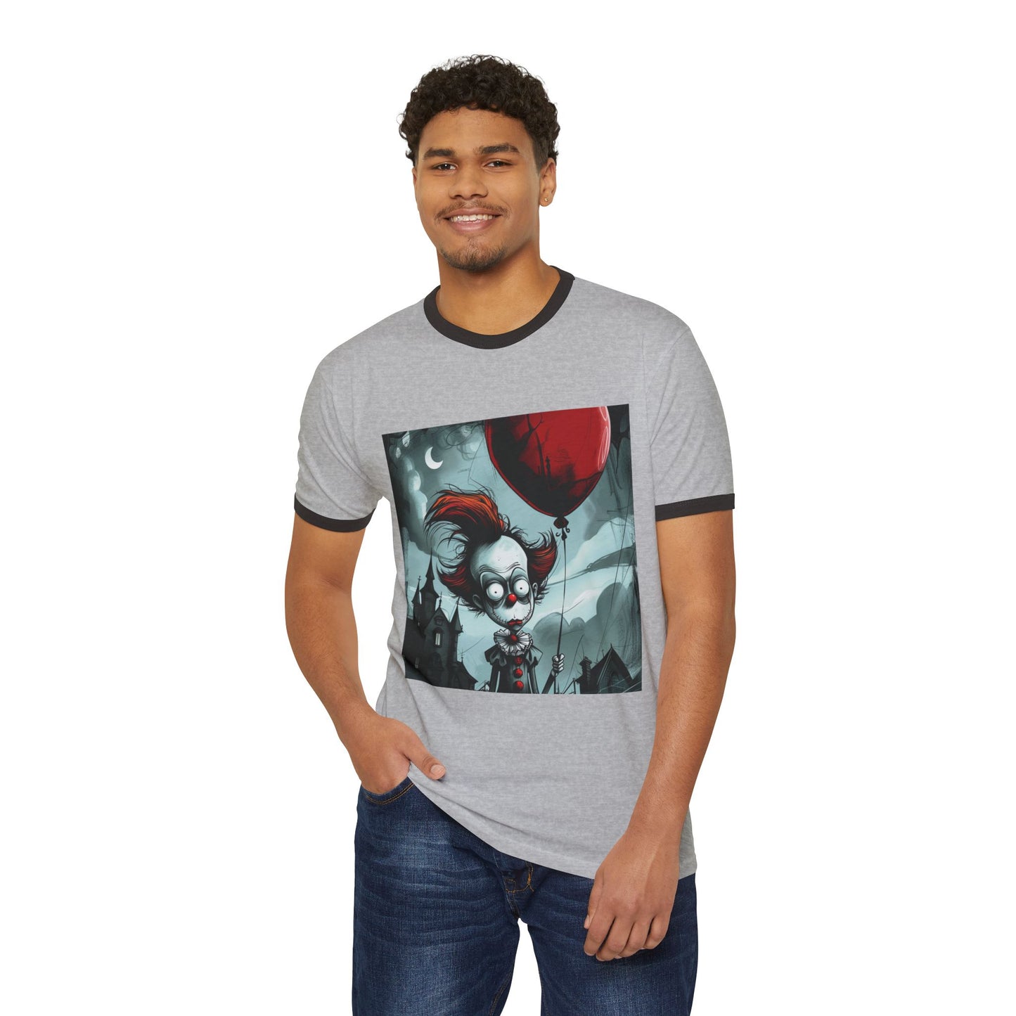 Pennywise kid - Unisex Cotton Ringer T-Shirt