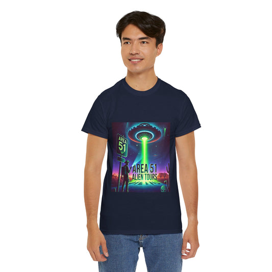 Area 51 Tours - Unisex Heavy Cotton Tee