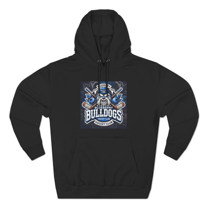 Three-Panel Fleece Hoodie - SudBury Blueberry Bulldogs