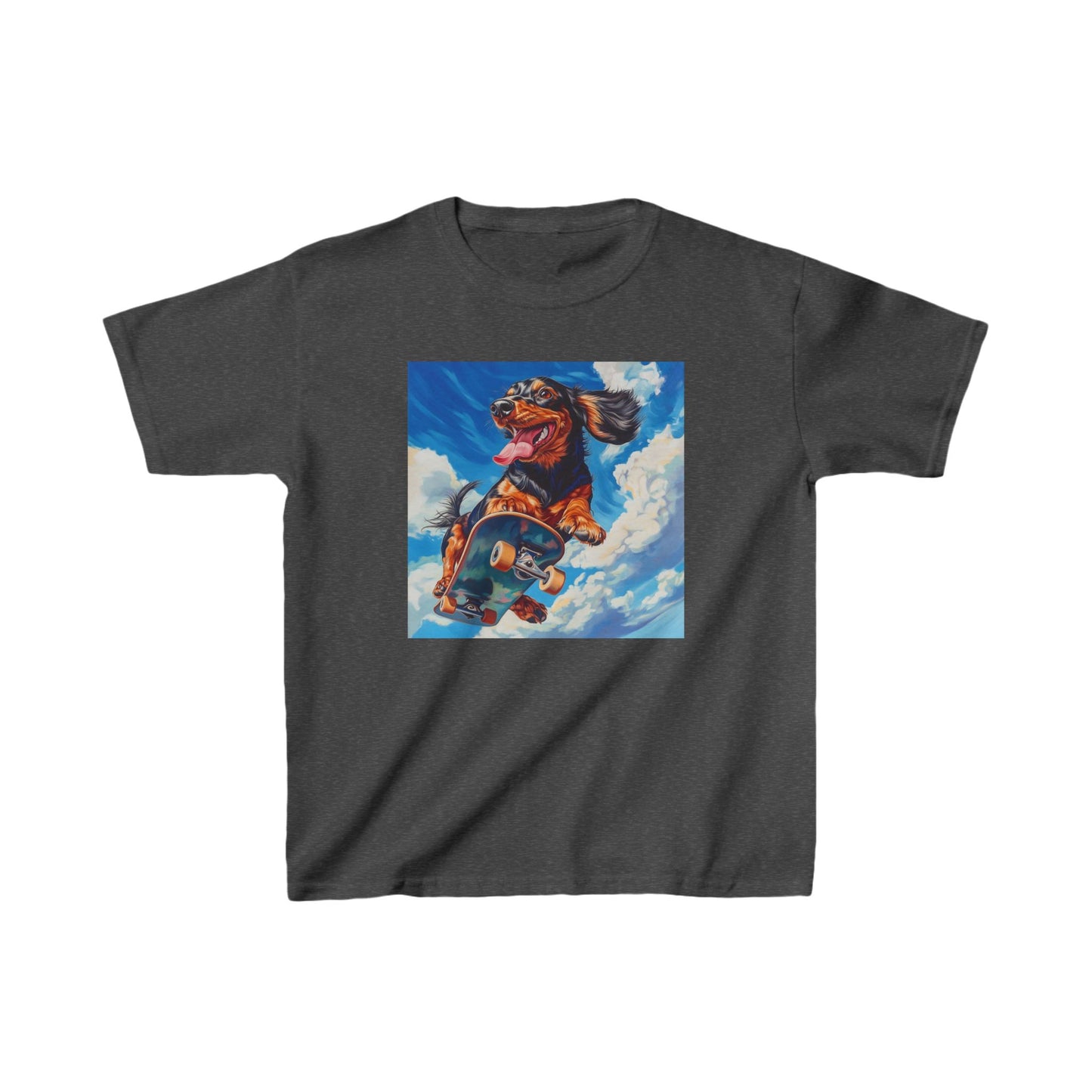 Skater Pup - Kids Heavy Cotton™ Tee