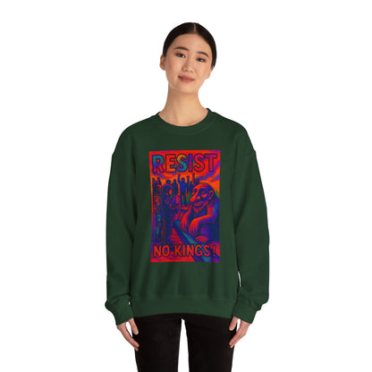 Resist No Kings Seattle Troll Unisex Sweatshirt - Bold Statement Apparel, Cozy