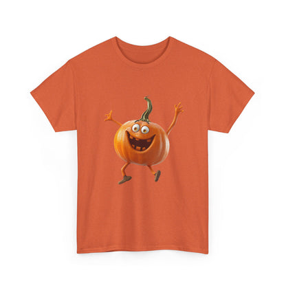 Dancing Pumpkin Halloween - Unisex Heavy Cotton Tee