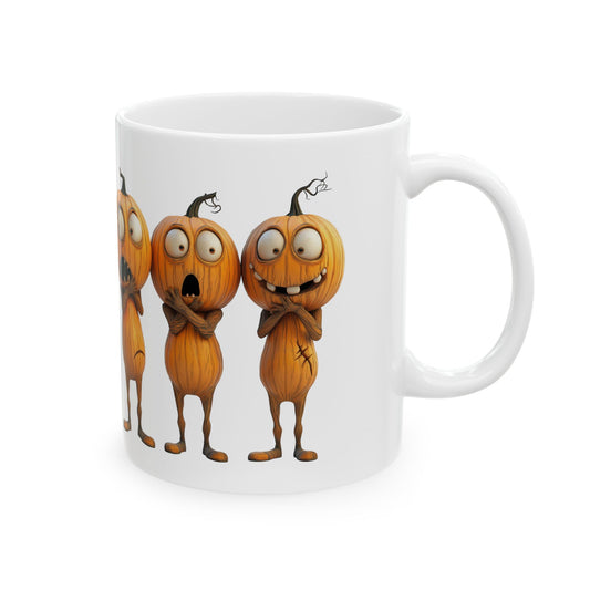 Pumpkin Heads - Ceramic Mug, (11oz, 15oz)