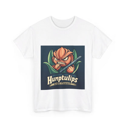 Humptulips Angry Flowers - Unisex Heavy Cotton Tee