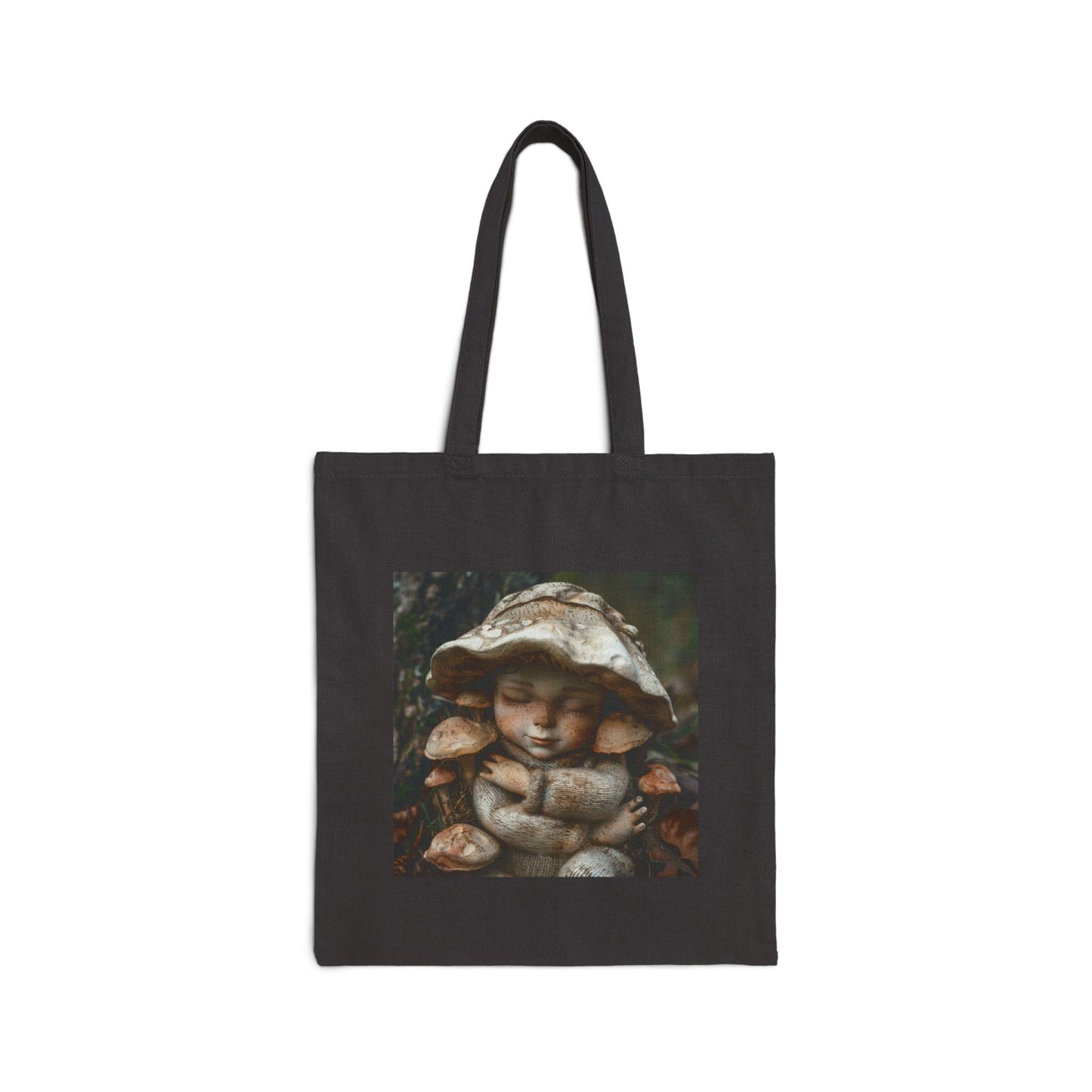 Mushroom Baby - Cotton Canvas Tote Bag