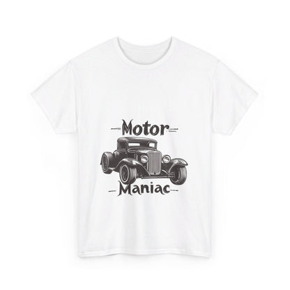 Motor Maniac - Unisex Heavy Cotton Tee