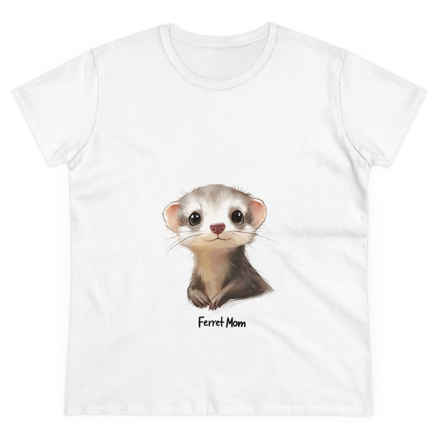 Ferret Mom - Women's Midweight Cotton Tee